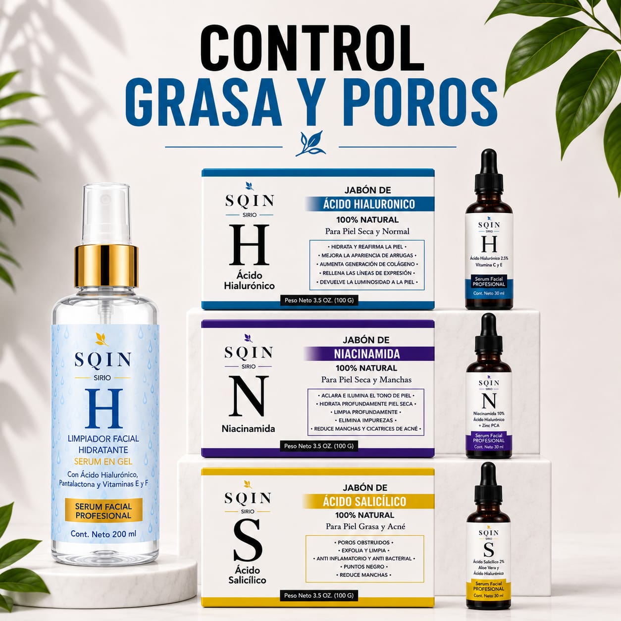 KIT CONTROL GRASA Y POROS